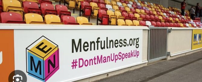 Menfulness pitch-side board